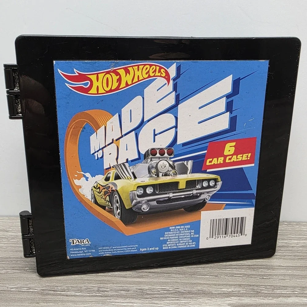 Hot Wheels 6 Car Case with 6 Hot wheel Cars Lot - Old To New Cars